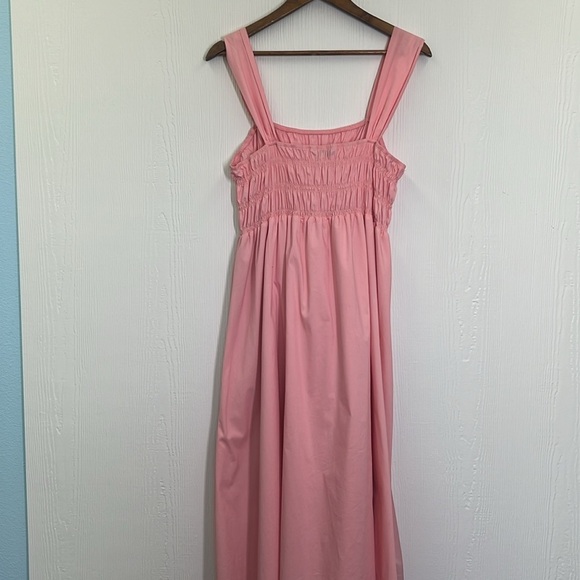 Nanette Lepore - Gypsy Rose Ruched Detailing Bodice Wide Straps Midi Dress SZ 14 - Picture 12 of 13